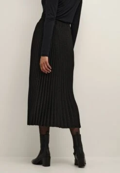 Kaffe KALINDA - A-Linien-Rock - Black W Black Lurex -Sommerkleidung Für Damen aa0b3692f5d44fde837b6ece1c0f5fc8