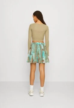 ONLY ONLSTELLA PATCH A LINE SKIRT - A-Linien-Rock - Electric Green -Sommerkleidung Für Damen aa30221c65ef4feab07b07089512e185