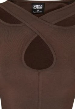 URBAN CLASSICS CROSSED CUT OUT LONGSLEEVE - Langarmshirt - Brown -Sommerkleidung Für Damen ab950f13be3e4269b920e9eb1b89802e