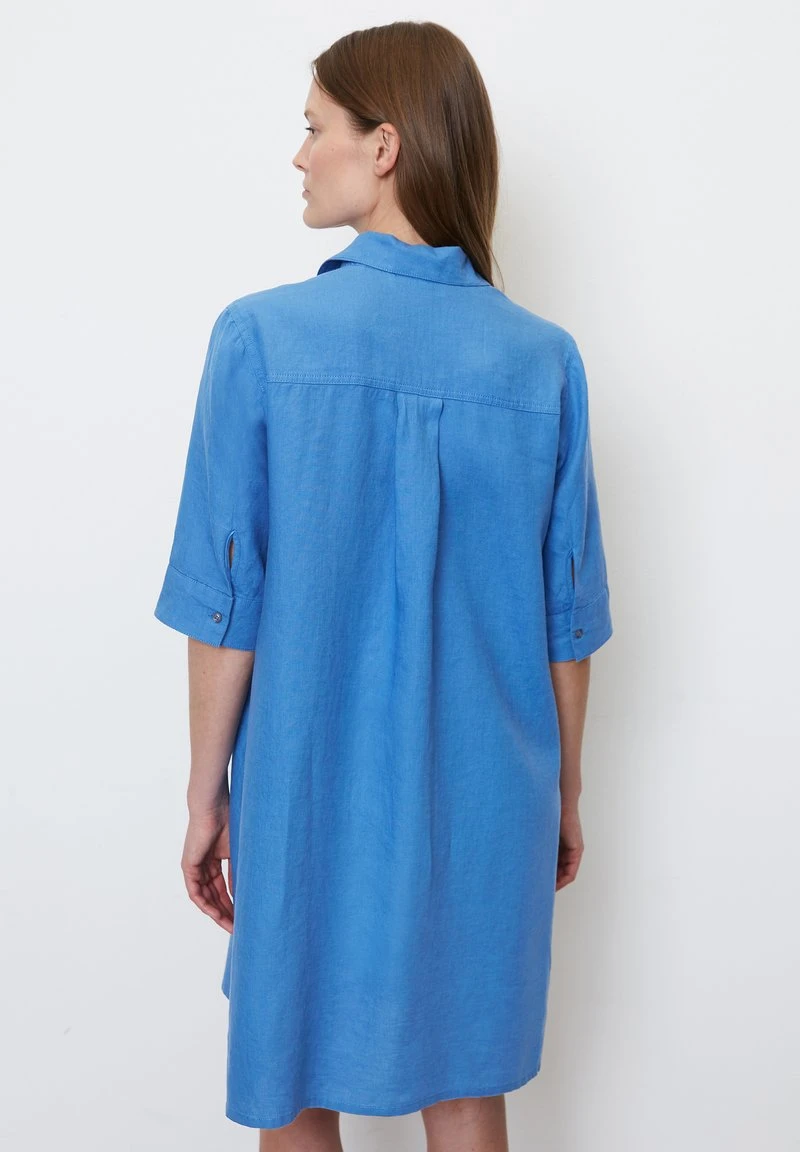 Marc O'Polo MIT HOHEN SAUM-SCHLITZEN - Blusenkleid - Summer Sky 5 Marc O'Polo MIT HOHEN SAUM-SCHLITZEN - Blusenkleid - Summer Sky – Bild 3