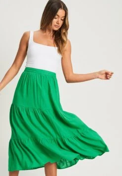 Tussah DALTON - A-Linien-Rock - Green 12 Tussah DALTON - A-Linien-Rock - Green -Sommerkleidung Für Damen ac8671f42c654f749c4c3bcaa57aa594