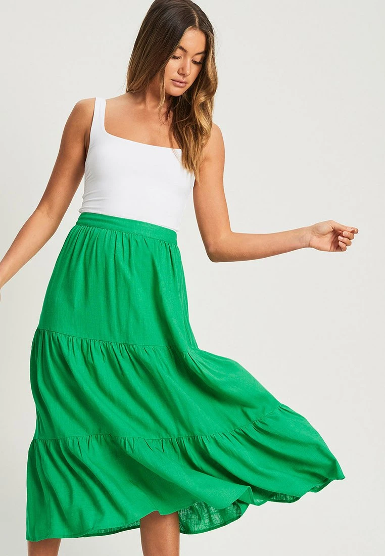 Tussah DALTON - A-Linien-Rock - Green 7 Tussah DALTON - A-Linien-Rock - Green – Bild 5