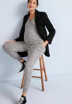 Next COSY STANDARD - Jumpsuit - Grey -Sommerkleidung Für Damen ac87d9dfdb9b42b4a16632f212052552