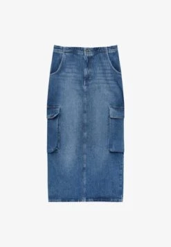 PULL & BEAR PARACHUTE - Jeansrock - Dark Blue 12 PULL & BEAR PARACHUTE - Jeansrock - Dark Blue -Sommerkleidung Für Damen ada193727d09419a8a0c88ca379c38ab