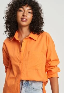 Calli Hemdbluse - Orange 12 Calli Hemdbluse - Orange -Sommerkleidung Für Damen ae2b9da3fe0b4a61ab8b9f2d564ae42a