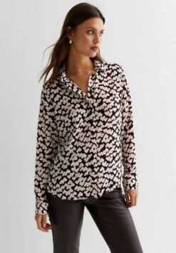 New Look LEOPARD PRINT LONG HEM - Hemdbluse - Red Pattern -Sommerkleidung Für Damen b00d9b9d67dc4ad7ab157320919e902b