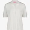 BETTY BARCLAY POLOSHIRT MIT RIPPENSTRUKTUR - Poloshirt - Rohweiß -Sommerkleidung Für Damen b08bb19fdae94cae821026fd30cb6111