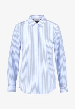Gerry Weber LANGARM - Hemdbluse - Ecru/weiss/blau Streifen -Sommerkleidung Für Damen b1a779381c22421ca1e06e8db7a90646