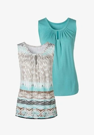 Buffalo CREPE - Bluse - Türkis 8 Buffalo CREPE - Bluse - Türkis – Bild 6