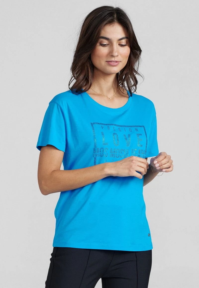 Mos Mosh CIARA GLAM TEE - T-Shirt Print - Blue Aster 3 Mos Mosh CIARA GLAM TEE - T-Shirt Print - Blue Aster