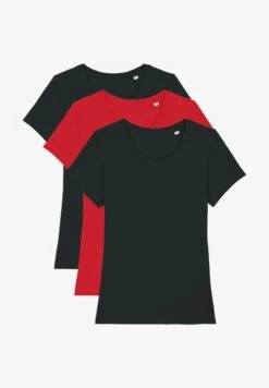 3 PACK - T-Shirt Basic - Glazed Green Heather Grey Burgundy 10 3 PACK - T-Shirt Basic - Glazed Green Heather Grey Burgundy -Sommerkleidung Für Damen ba1c393710c74b3395ac7fc5a21e8728