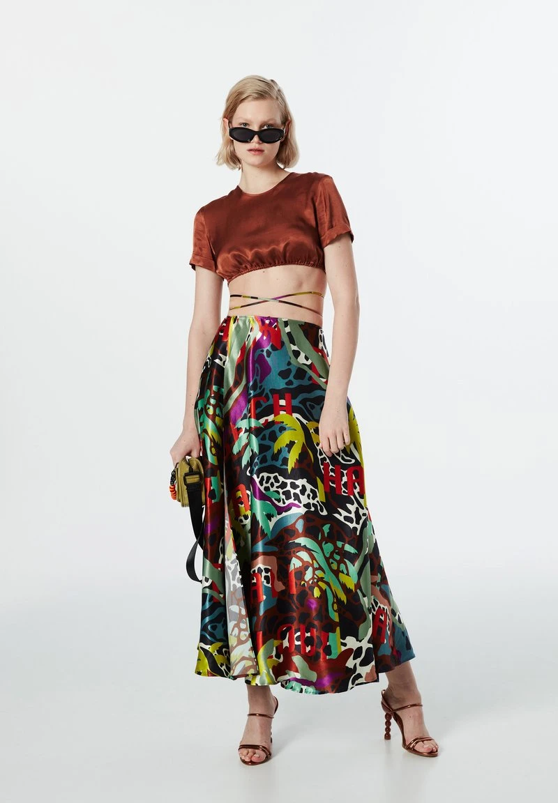 Twist CUT PATTERNED ENVELOPE - Wickelrock - Brown 8 Twist CUT PATTERNED ENVELOPE - Wickelrock - Brown – Bild 6