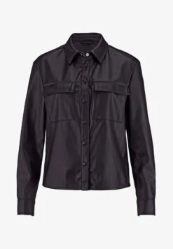 Hemdbluse - Schwarz -Sommerkleidung Für Damen baa1e417308643e983be06c08713ddd9