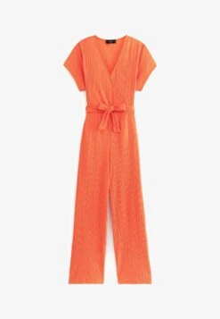 Next SHORT SLEEVE PLISSE STANDARD - Jumpsuit - Orange 11 Next SHORT SLEEVE PLISSE STANDARD - Jumpsuit - Orange -Sommerkleidung Für Damen bb08859860c94cd4baa9e602e795c0e5