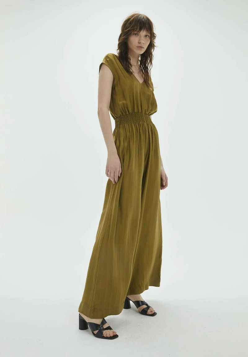 DROP SHOULDER WIDE LEG - Jumpsuit - Green 4 DROP SHOULDER WIDE LEG - Jumpsuit - Green – Bild 2