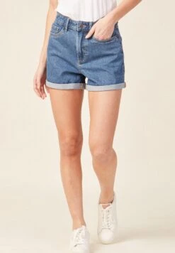 ÖKO-VERANTWORTLICHE MOM - Jeans Shorts - Denim Stone -Sommerkleidung Für Damen be2fe16fbd304e35af94b52ba0d7588e