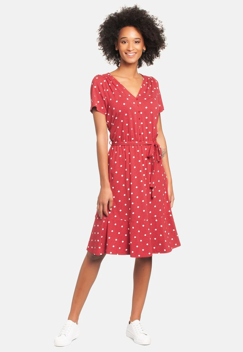 MARIA - Freizeitkleid - Rot Allover 3 MARIA - Freizeitkleid - Rot Allover