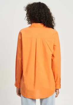 Calli Hemdbluse - Orange 10 Calli Hemdbluse - Orange -Sommerkleidung Für Damen c014248efae546e194cf1a8d60e04593