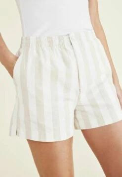 Dockers PULL ON - Shorts - Mona Sahara Khaki Stripe Beige -Sommerkleidung Für Damen c079116e814f4f929b73ddcf5187017e