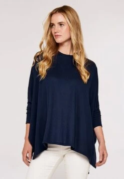 Apricot SOFT TOUCH SPLIT - Langarmshirt - Navy -Sommerkleidung Für Damen c11b2bcbc3284b9ba55ac8fb475f1eb9 1