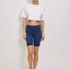 PUSH UP BIG - Jeans Shorts - Dunkelblau -Sommerkleidung Für Damen c25f0030f76d492ba608463a0cfbcd95