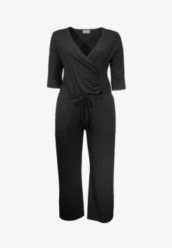 WRAP LOOK - Jumpsuit - Black -Sommerkleidung Für Damen c671444363164bbba591dbcebb1ccf5c