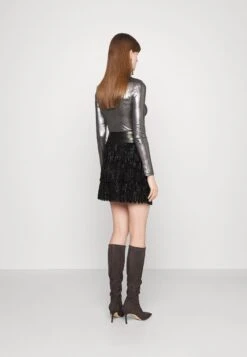 DKNY FRINGE SKIRT WAIST - Minirock - Black 10 DKNY FRINGE SKIRT WAIST - Minirock - Black -Sommerkleidung Für Damen c7d78ebafcb74d83b30d234903d9838b