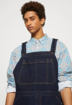 SKATE OVERALL UNISEX - Latzhose - Dark-blue Denim -Sommerkleidung Für Damen c7f6a1c0171747d2a8a095db1b18009e