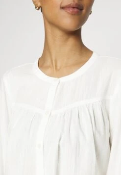 BUTTON FRONT TOP - Bluse - New Off White -Sommerkleidung Für Damen c8fd612529544262b7c4e6b7bbcaebd8