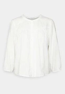 BUTTON FRONT TOP - Bluse - New Off White -Sommerkleidung Für Damen ca86598d21ea4bff80a324c5994989ac