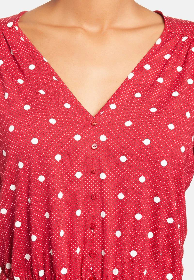 MARIA - Freizeitkleid - Rot Allover 7 MARIA - Freizeitkleid - Rot Allover – Bild 5