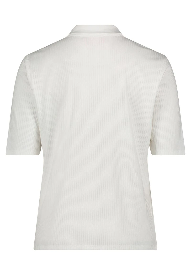BETTY BARCLAY POLOSHIRT MIT RIPPENSTRUKTUR - Poloshirt - Rohweiß 4 BETTY BARCLAY POLOSHIRT MIT RIPPENSTRUKTUR - Poloshirt - Rohweiß – Bild 2