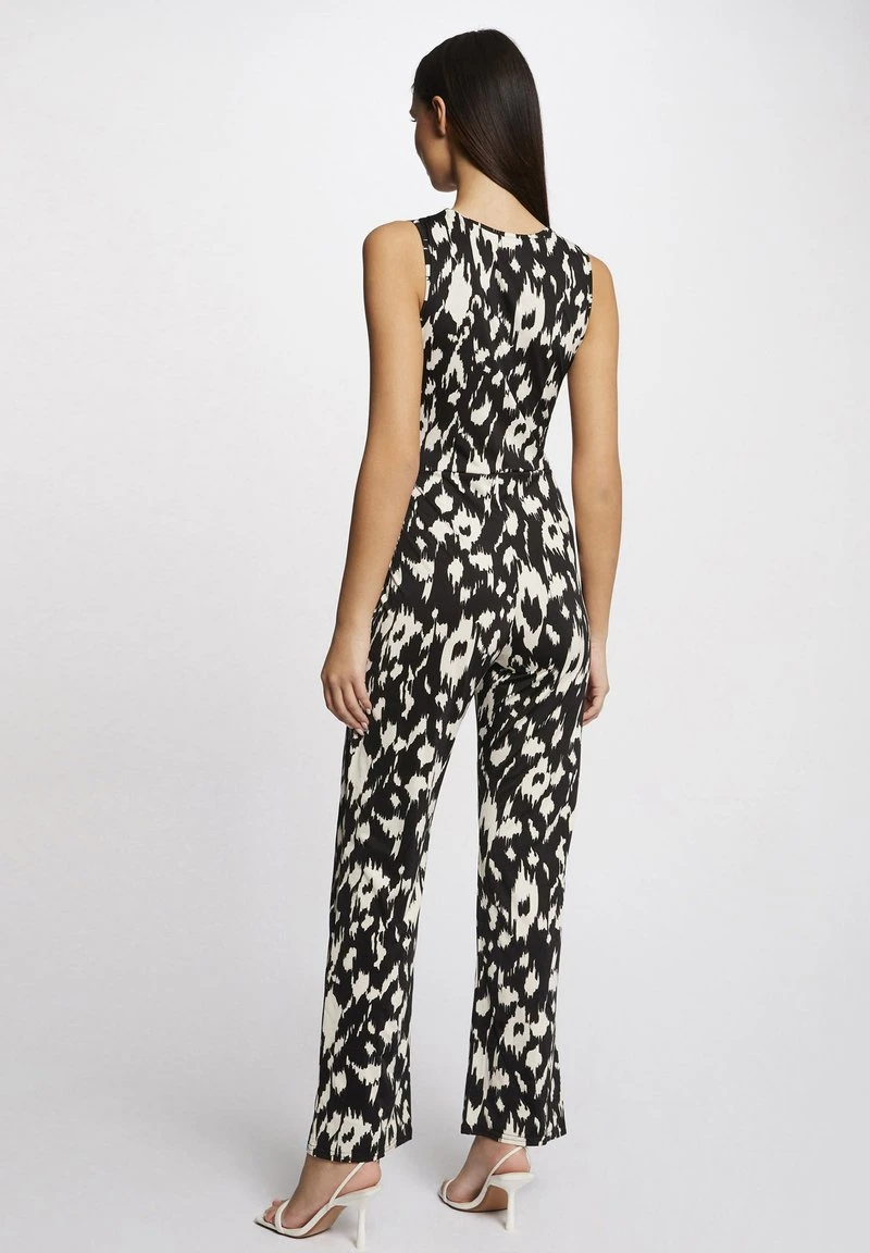 MORGAN SLIM-FIT ABSTRACT PRINT - Jumpsuit - Black 4 MORGAN SLIM-FIT ABSTRACT PRINT - Jumpsuit - Black – Bild 2