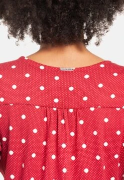 MARIA - Freizeitkleid - Rot Allover 13 MARIA - Freizeitkleid - Rot Allover -Sommerkleidung Für Damen cf35473d0fb94920907c550fbd4f7979