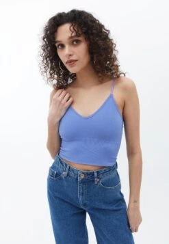 MIT SCHMALEN TRÄGERN UND V-AUSSCHNITT - Top - Lolite 12 MIT SCHMALEN TRÄGERN UND V-AUSSCHNITT - Top - Lolite -Sommerkleidung Für Damen d0c5fa1e062d4d09b8e7da4103b123f7 1