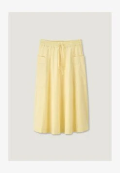 A-Linien-Rock - Strohgelb 12 A-Linien-Rock - Strohgelb -Sommerkleidung Für Damen d0fb29872f5b45ed85c405d826ebca61