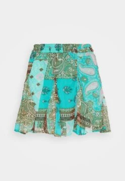 ONLY ONLSTELLA PATCH A LINE SKIRT - A-Linien-Rock - Electric Green -Sommerkleidung Für Damen d254d04b023046eda61e83a5989a488f