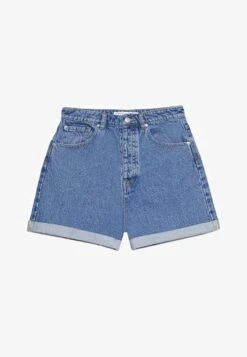 Stradivarius MOM-FIT - Jeans Shorts - Blue Denim 13 Stradivarius MOM-FIT - Jeans Shorts - Blue Denim -Sommerkleidung Für Damen d329d69b50494831954464d65465002a