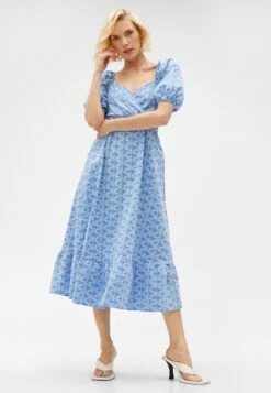 Koton FLORAL HEART NECK - Freizeitkleid - Blue 12 Koton FLORAL HEART NECK - Freizeitkleid - Blue -Sommerkleidung Für Damen d55bb1bd635c402e88b365c9a1c0debc 1