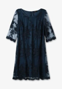 Sheego Cocktailkleid/festliches Kleid - Nachtblau -Sommerkleidung Für Damen d604e5d7cb064567a0a68d25d0b23fc2