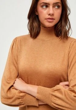 Minus MERSIN HIGHNECK - Etuikleid - Almond Melange -Sommerkleidung Für Damen d7f18525f81e4112ba153ec0c8d97d22