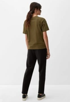 S.Oliver MIT SMILEY®-PRINT - T-Shirt Print - Olivgrün -Sommerkleidung Für Damen d916d57abb7e49dcaeed264f69fb737f