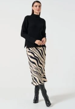 MADE IN TÜRKIYE - A-Linien-Rock - Beige -Sommerkleidung Für Damen dc1c8f898fc44114a6e246c5d90e8c8e