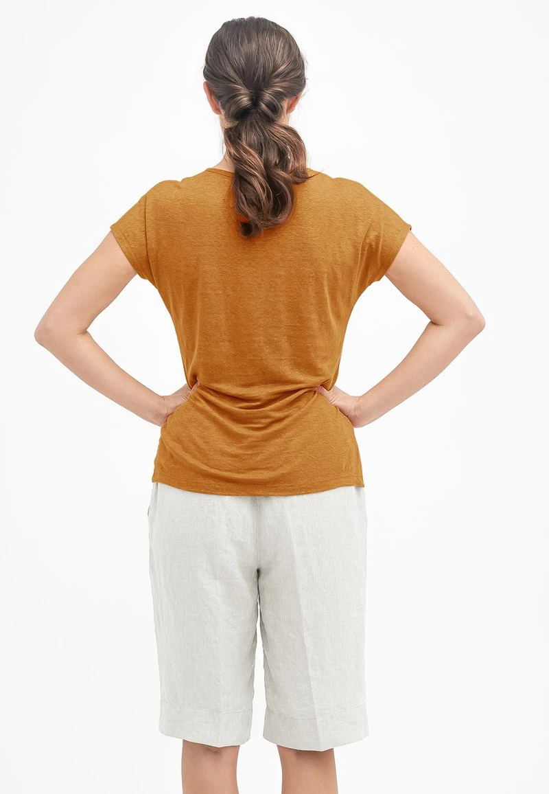 OCEANE - T-Shirt Basic - Amber 5 OCEANE - T-Shirt Basic - Amber – Bild 3