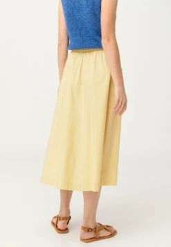 A-Linien-Rock - Strohgelb 10 A-Linien-Rock - Strohgelb -Sommerkleidung Für Damen dd6d0e66890845c29344469d598b4085