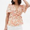New Look FLORAL FRILL TIE FRONT - Bluse - White Pattern 1 New Look FLORAL FRILL TIE FRONT - Bluse - White Pattern -Sommerkleidung Für Damen df44c5a511e6424fad21a8c4a749bbfb
