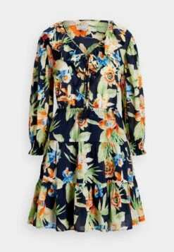 CEPORAH LONG SLEEVE DAY DRESS - Freizeitkleid - Navy Multi -Sommerkleidung Für Damen df6f98648c0c4aac90c4971162bb5636