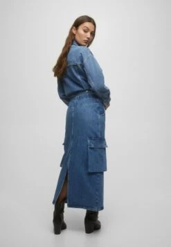 PULL & BEAR PARACHUTE - Jeansrock - Dark Blue 10 PULL & BEAR PARACHUTE - Jeansrock - Dark Blue -Sommerkleidung Für Damen dfb2f51f83a04700a6e79fda69265030