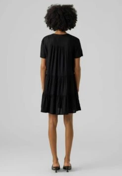 Vero Moda MINI - Blusenkleid - Black -Sommerkleidung Für Damen e1bfc7afb1274623b8b6757cfb62762e