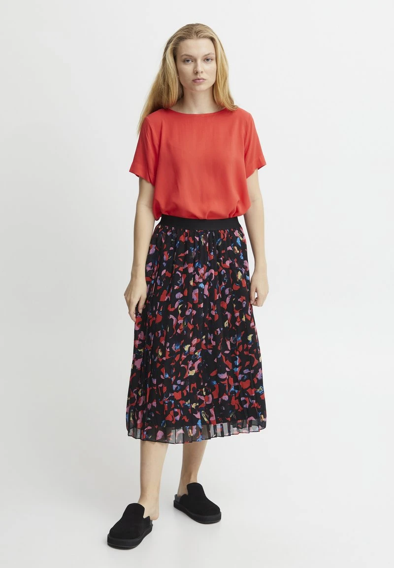 ICHI IHNALLA - A-Linien-Rock - Poppy Red Print Mix 4 ICHI IHNALLA - A-Linien-Rock - Poppy Red Print Mix – Bild 2